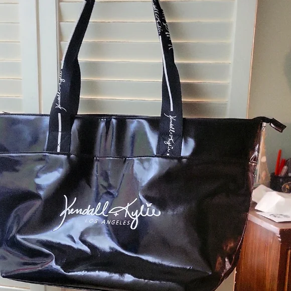 Kendall Kylie Bags Kendall Kylie Black Leatherlook Tote Bag